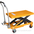 Manual hydraulic platform truck